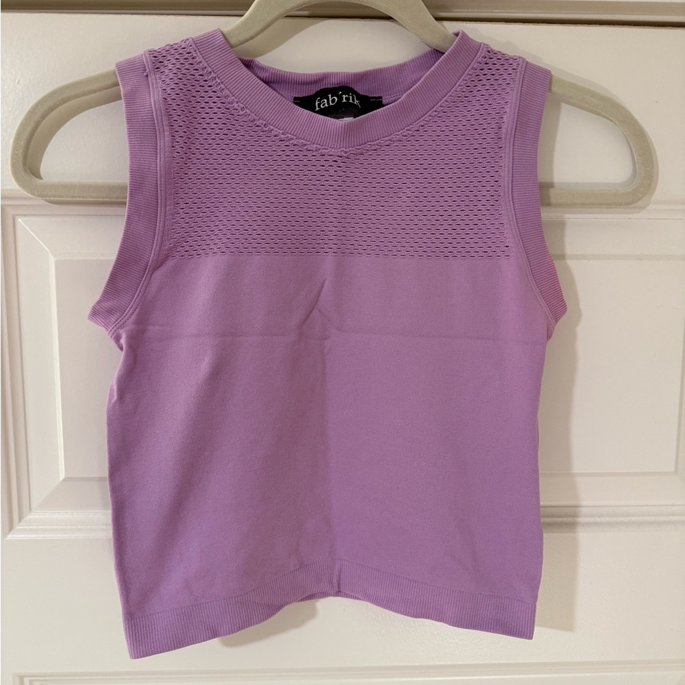 Fab'rik Purple Sleeveless Top